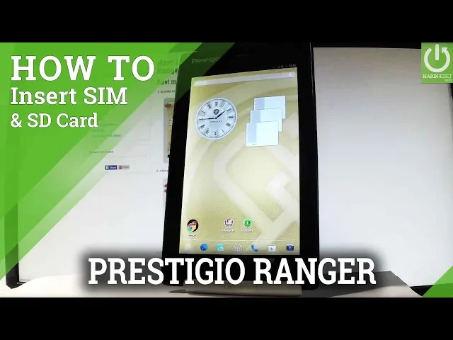 Video thumbnail for Insert SIM & SD in PRESTIGIO MultiPad Ranger - Set Up Micro SIM & SD