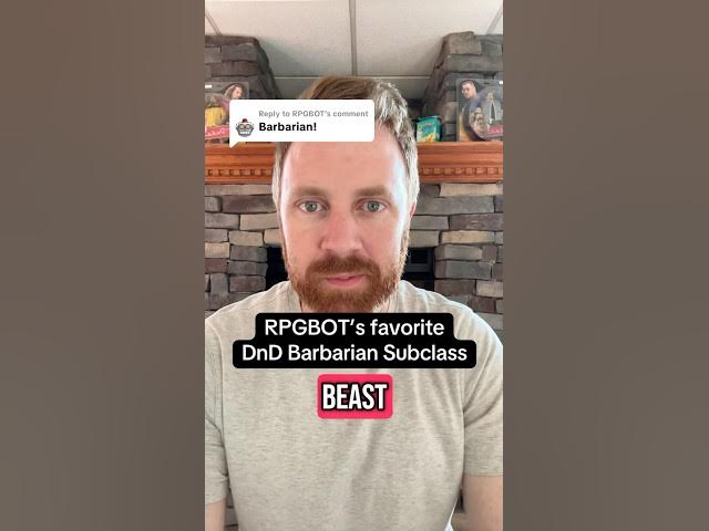 Video thumbnail for My favorite Barbarian subclass is Path of the Beast