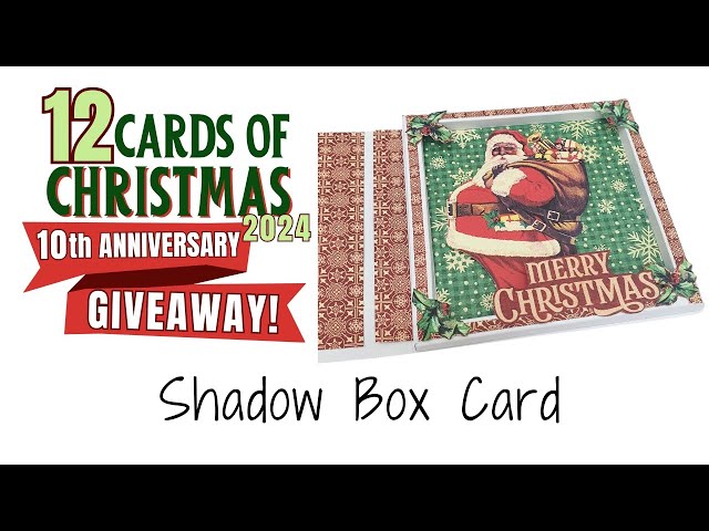 Video thumbnail for 12 Cards of Christmas 2024 - Shadow Box Card