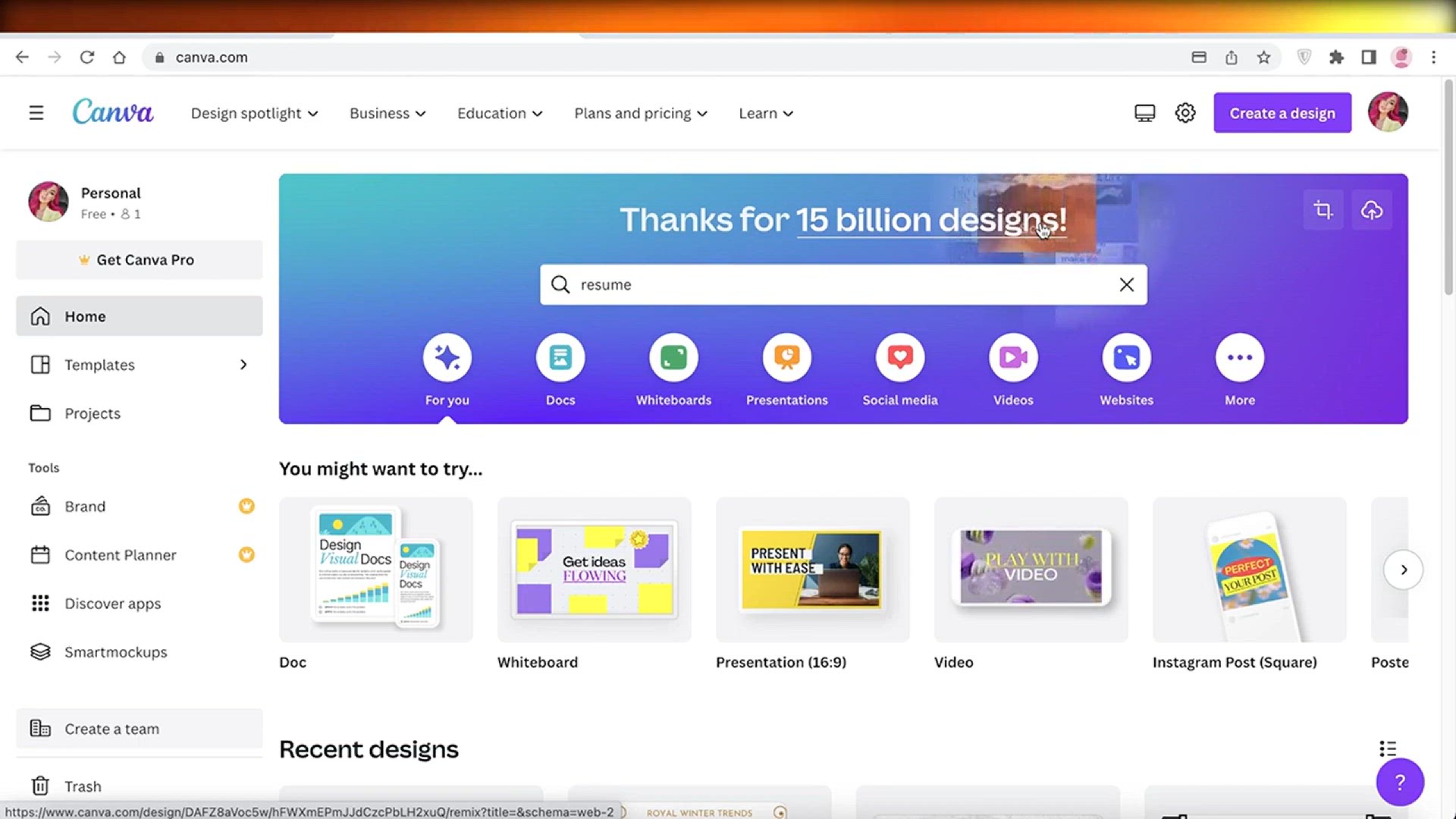 'Video thumbnail for How To Make A Resume In Canva For Beginners (2024)'