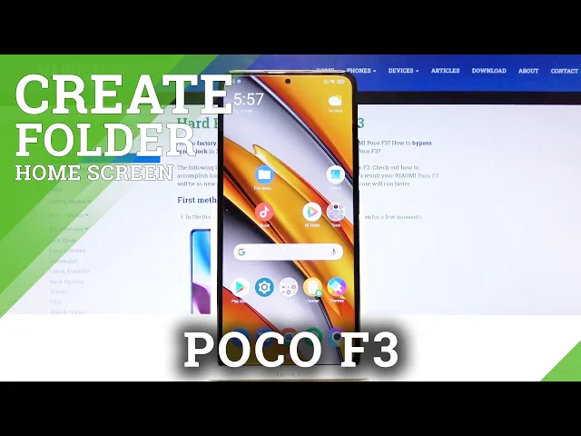Video thumbnail for How to Create Folders on Home Screen in Xiaomi Poco F3? Customize Home Screen