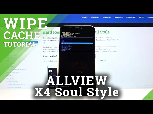 Video thumbnail for How to Wipe Cache Partition from ALLVIEW X4 Soul Style - Reset Cache Partition
