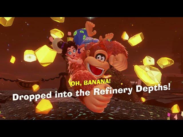 Video thumbnail for Donkey Kong Bananza - Canyon Layer: Dropped Into the Refinery Depths! Gameplay
