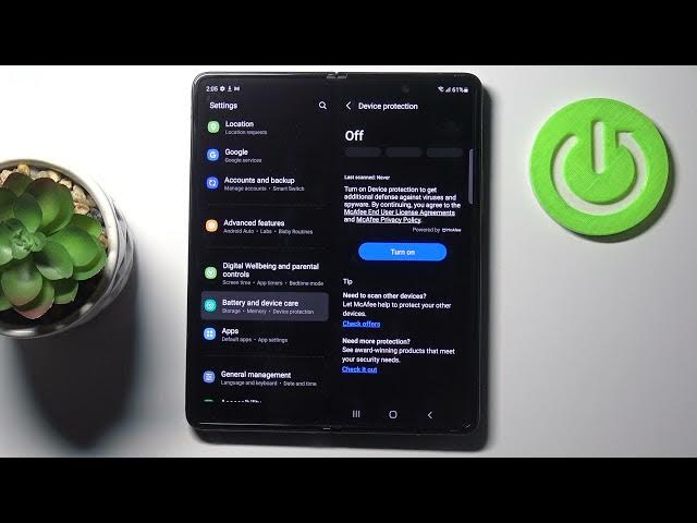 Video thumbnail for How to Perform Virus Scan in Samsung Galaxy Z Fold 3 5G? Protect your Phone