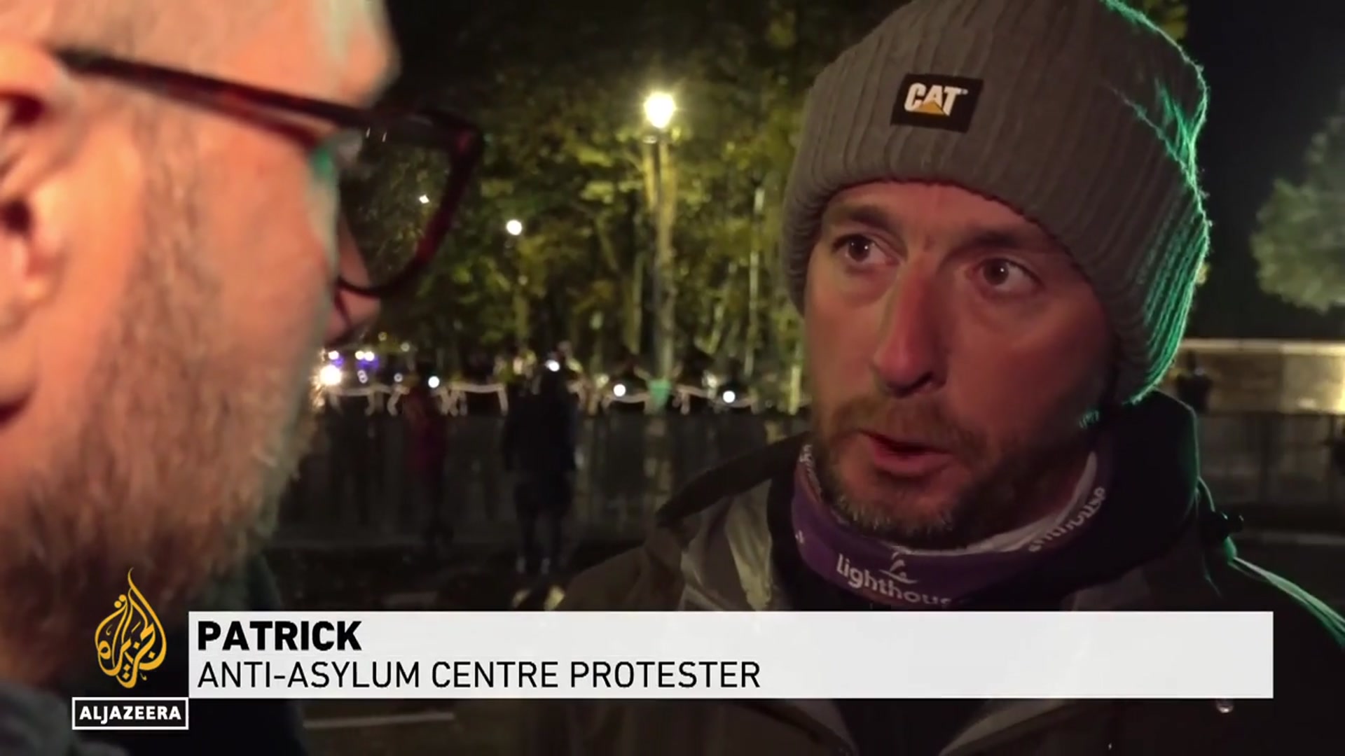 'Video thumbnail for Ireland anti immigration unrest: Dozens arrested outside hotels housing asylum seekers'