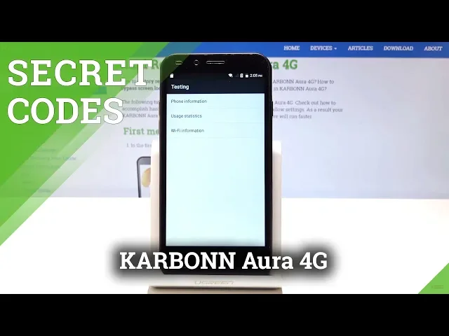 Video thumbnail for Secret Codes for KARBONN Aura 4G - Advanced Options / Hidden Modes