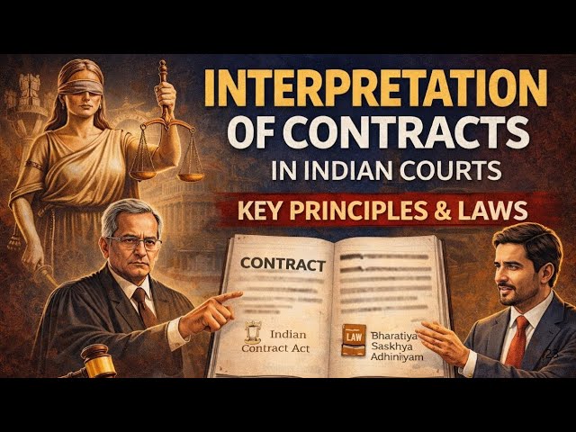 Video thumbnail for How is a contract interpreted in Indian courts? Here's what you need to know! #law #education