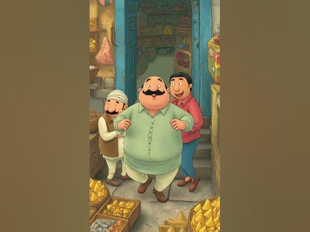 Video thumbnail for Motu Patlu samosa khajana funny story