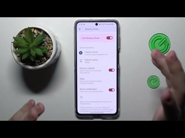 Video thumbnail for How to Set Up Nearby Share on OPPO Find N2 Flip? - Nearby Share Feature