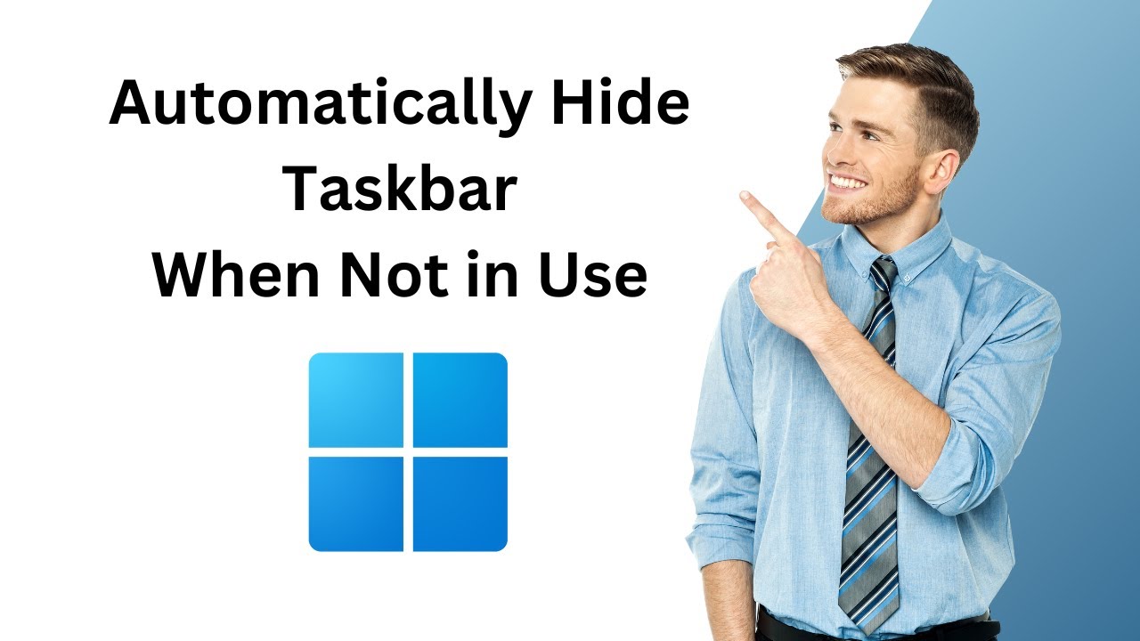 'Video thumbnail for How to Automatically Hide Windows 11 Taskbar When Not in Use | GearUpWindows Tutorial'