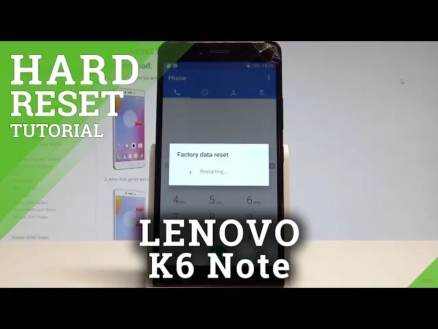 Video thumbnail for How to Factory Reset LENOVO K6 Note - Hard Reset / Reset Code |HardReset.Info
