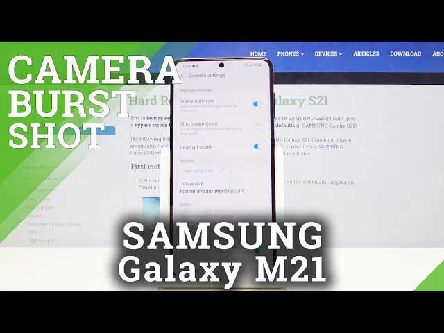 Video thumbnail for How to Take Burst Shot in SAMSUNG Galaxy S21 – Manage Continuous Mode