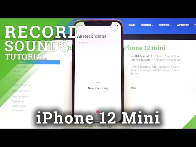 Video thumbnail for How to Record Sounds in iPhone 12 Mini -  Find Voice Recorder App