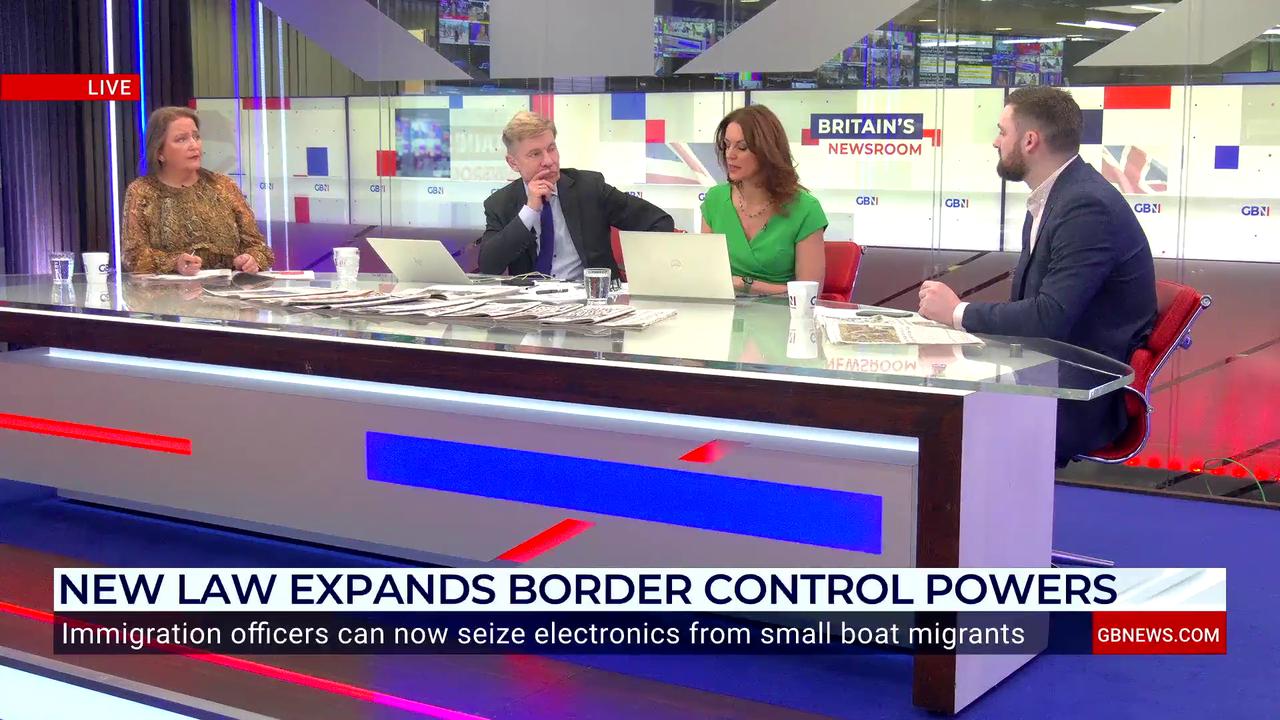 Video thumbnail for WATCH: Clare Muldoon fears 'dystopian' move by Keir Starmer amid plans to seize migrant phones