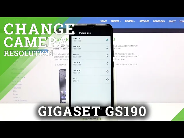Video thumbnail for Choose Photo Size in Camera Main Settings - GIGASET GS190