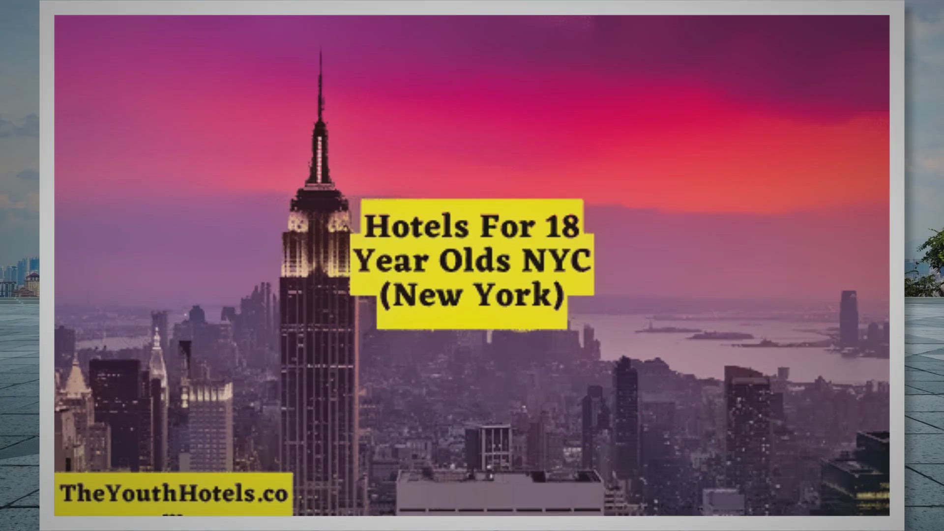 Video thumbnail for Hotels For 18 Year Olds NYC (New York)