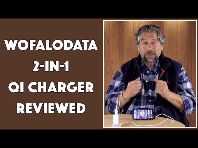 Video thumbnail for Wofalodata 2-in-1 Wireless Qi Charger Stand - REVIEWED