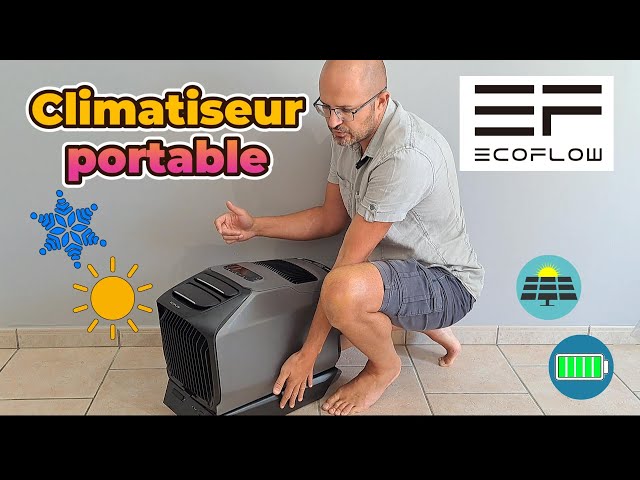 Video thumbnail for Ce climatiseur fonctionne sans prise ! Test de la climatisation & chauffage portable Wave 3 ECOFLOW