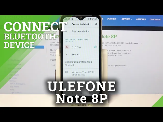 Video thumbnail for ULEFONE Note 8P and Device Pairing – Start Bluetooth Connection