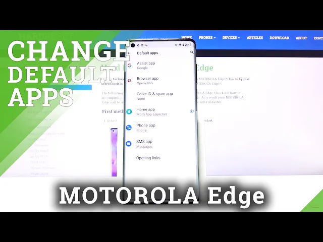 Video thumbnail for How to Locate Default Apps in Motorola Edge – Set an App as Default