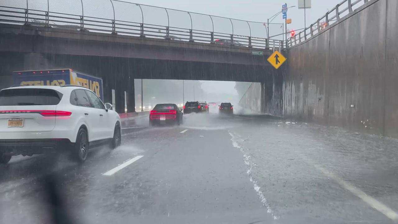 Video thumbnail for US: Haevy Rainfall Floods Roads in Rochester, NY.