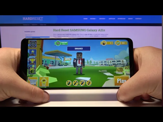 Video thumbnail for PIXEL’s Unknown Battle Ground on Samsung Galaxy A21s - Efficiency Text