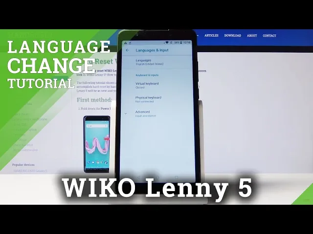 Video thumbnail for How to Change Language on WIKO Lenny 5 - Set Up System Language