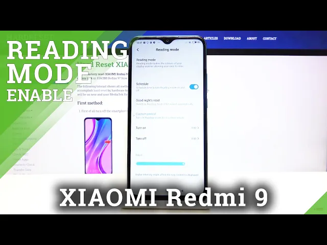 Video thumbnail for How to Activate Night Mode in XIAOMI Redmi 9 – Eye Protection