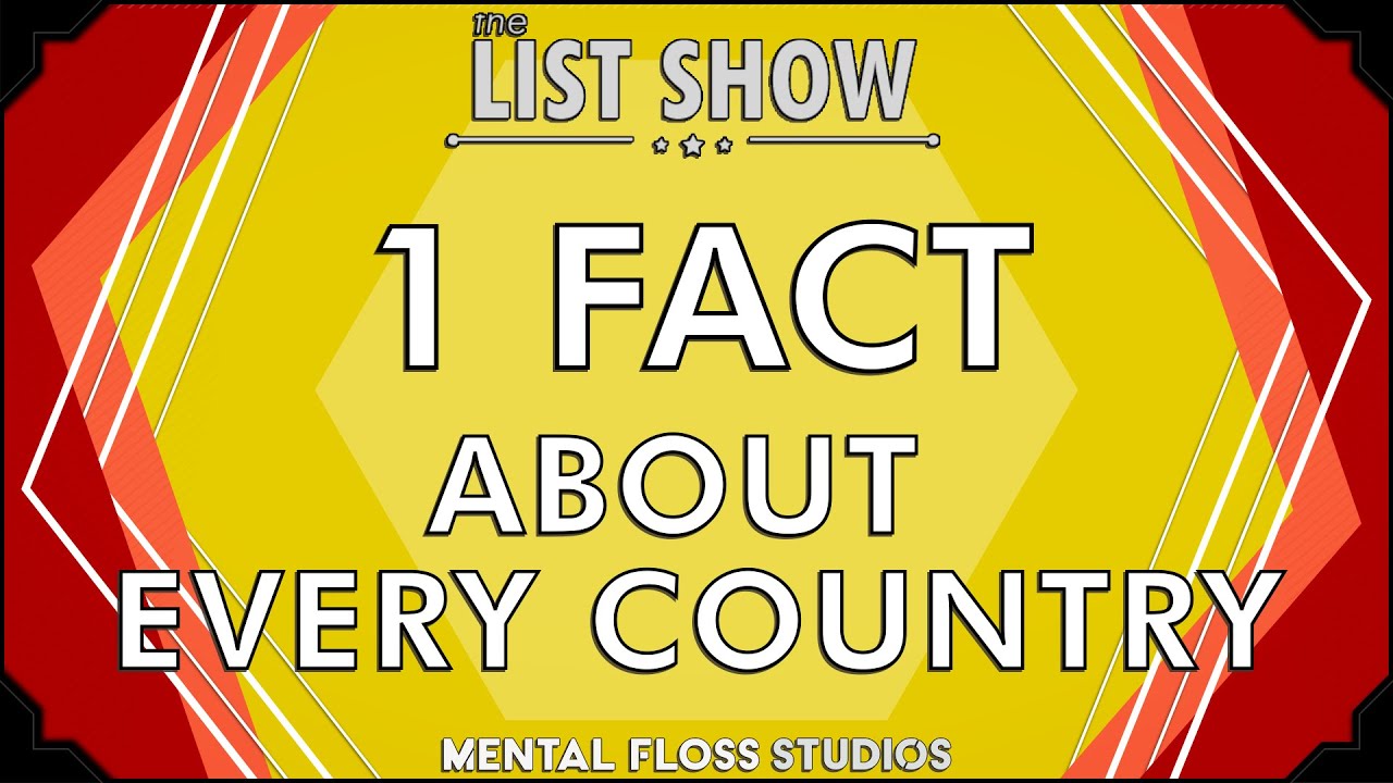 Video thumbnail for 1 Fact About Every Country in the UN (A-G) | Mental Floss