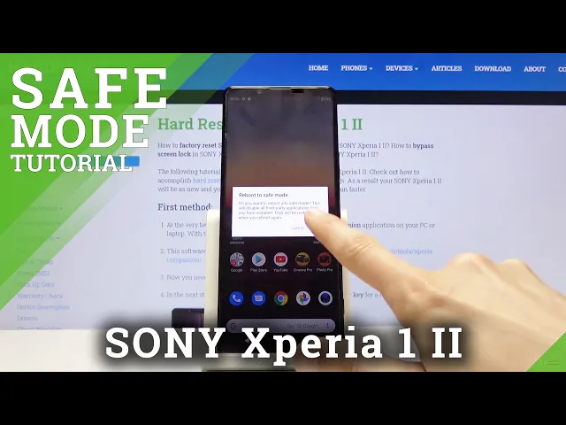 Video thumbnail for Safe Mode in SONY Xperia 1 II – How to Open & Use Diagnostic Mode