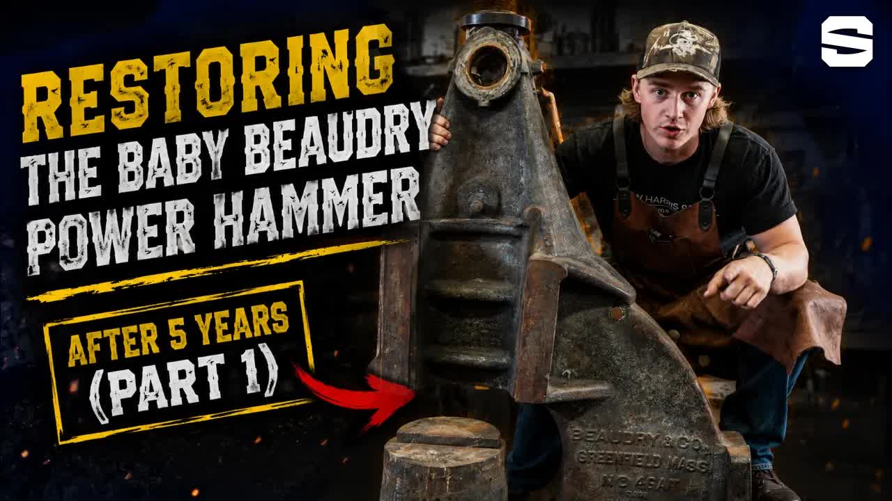 Video thumbnail for Will Stelter: Restoring The Baby Beaudry Power Hammer After 5 years (Part 1)