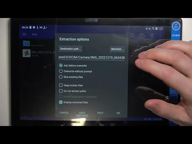 Video thumbnail for Alcatel 3T 10 4G - How To Extract Rar & Zip Archives With Rar App