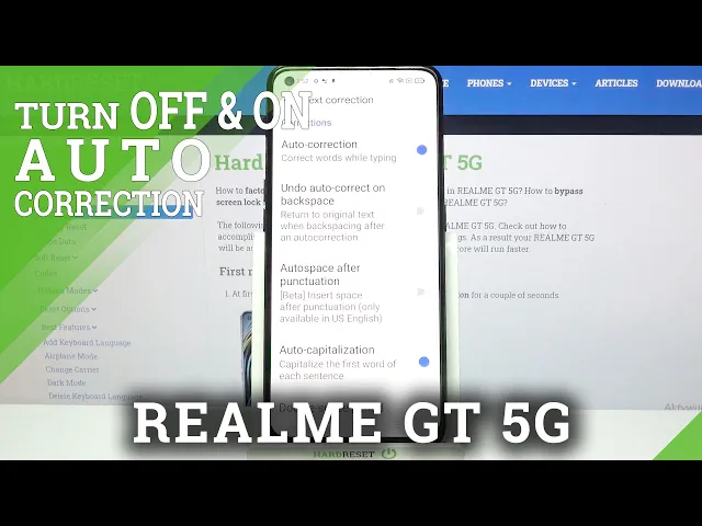 Video thumbnail for How to Switch On/Off Auto Correction in Realme GT 5G - Enable/Disable Predictive Text