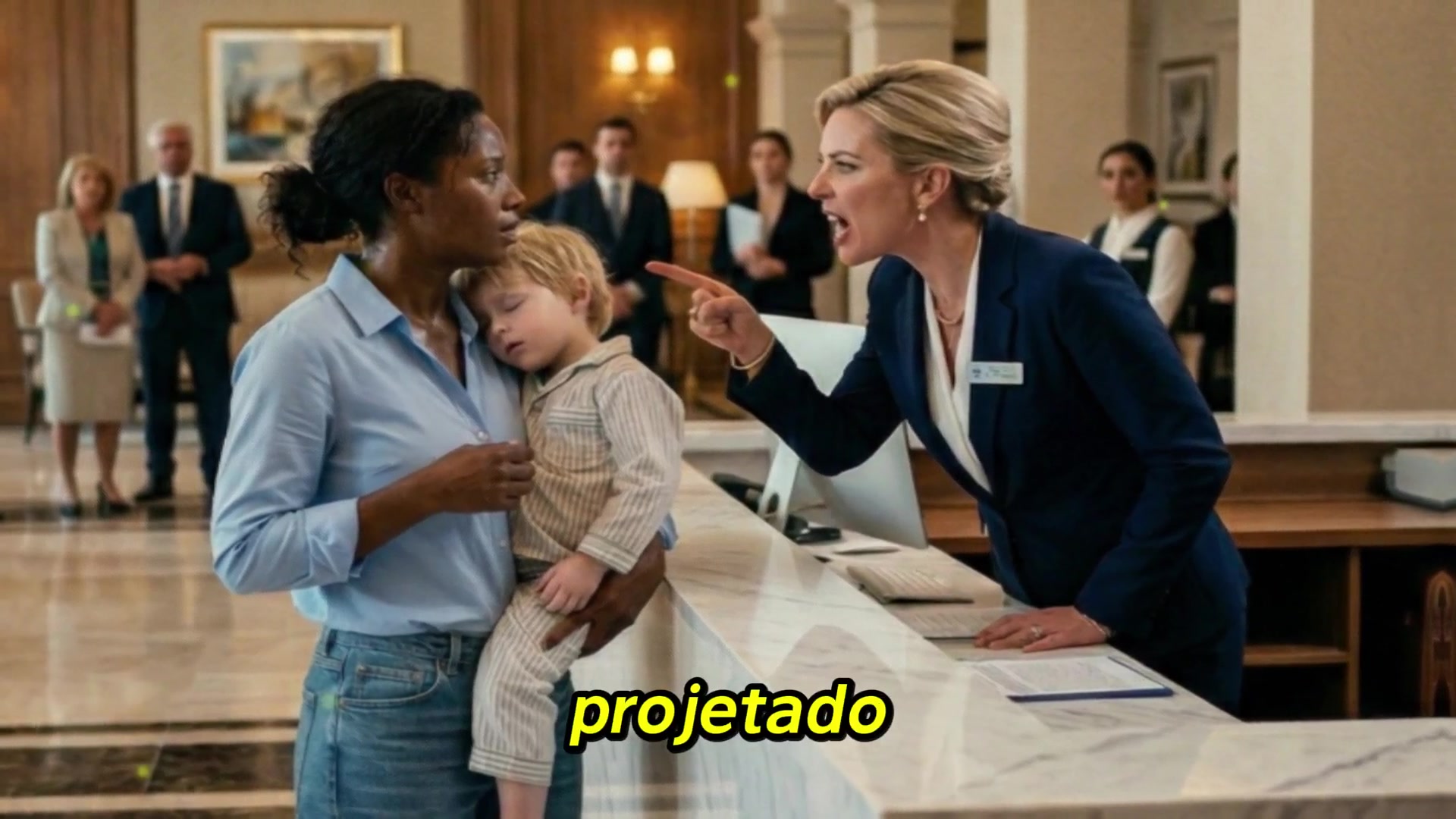 Video thumbnail for Atendente humilha mãe negra em hospital de luxo… mas não sabia quem era o pai da criança!