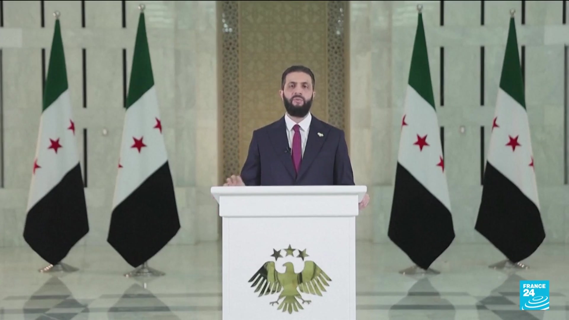 'Video thumbnail for Despite the ceasefire, Syria’s Al-Sharaa faces unrest'
