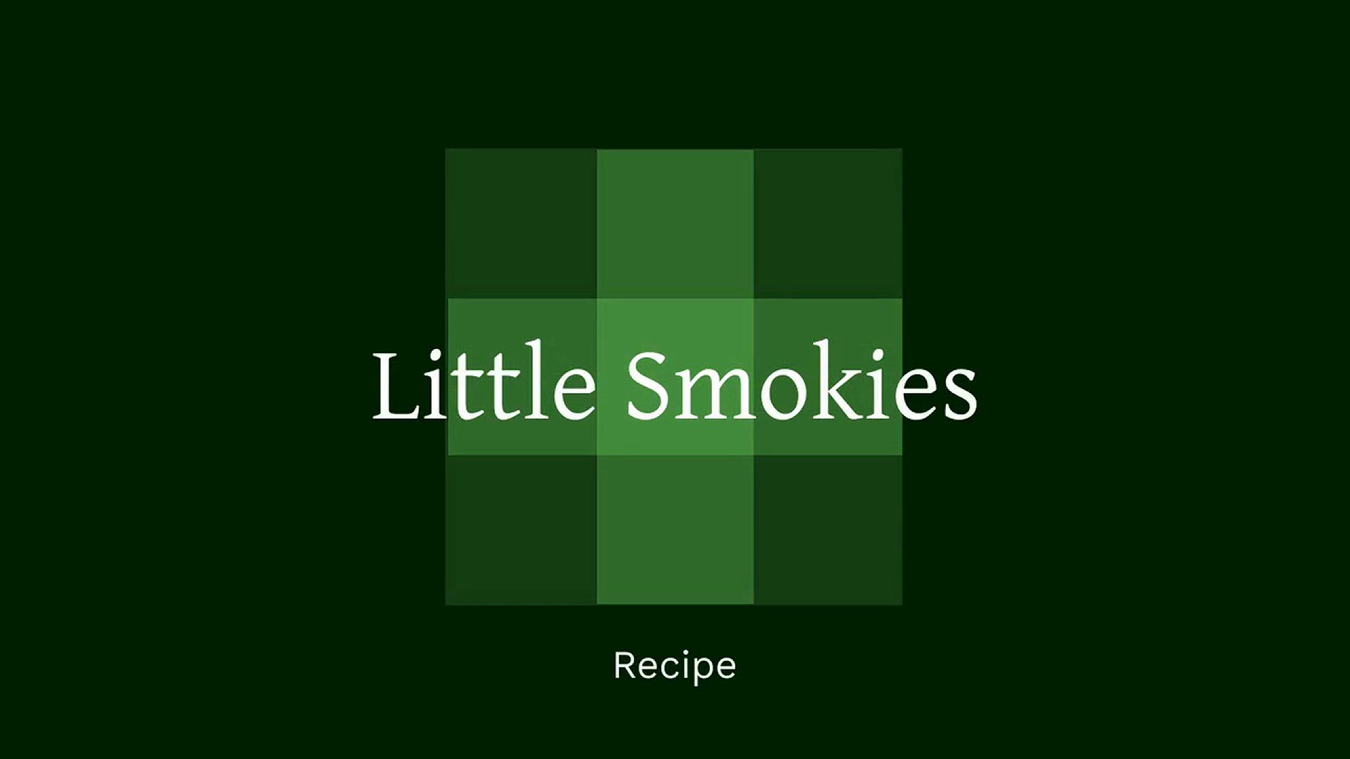 Video thumbnail for Little Smokies Recipe