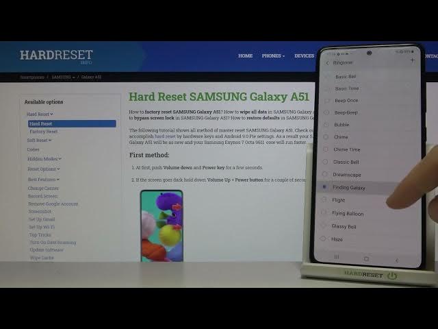 Video thumbnail for Samsung Galaxy A51 - All Ringtones