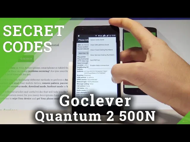 Video thumbnail for Secret Codes Goclever Quantum 2 500N - Hidden Mode / Tricks / Advanced Settings
