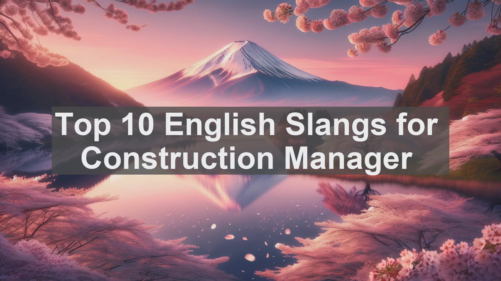 'Video thumbnail for Top 10 English Slangs for Construction Manager'