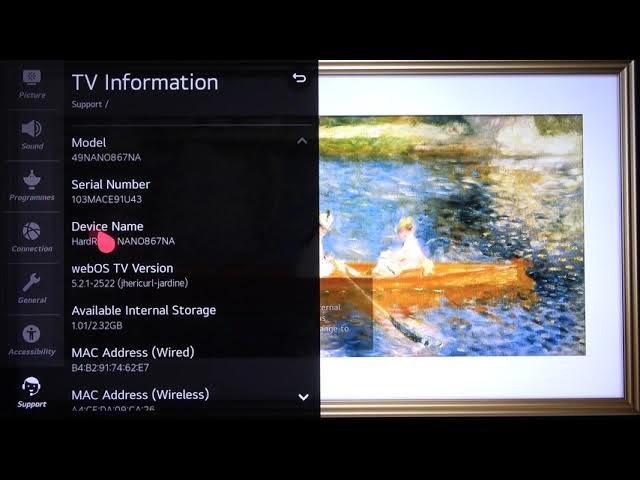 Video thumbnail for LG NanoCell TV - How to Check Model Number? LG 4K LED Smart TV (49NANO867NA)