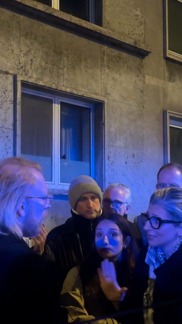 Video thumbnail for UN expert Albanese confronted by pro-Israeli protesters in Germany