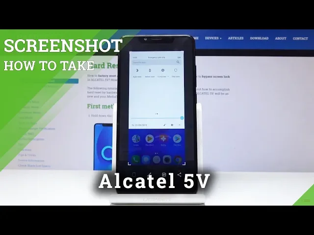 Video thumbnail for ALCATEL 5V SCREENSHOT / How to Take Screenshot in ALCATEL
