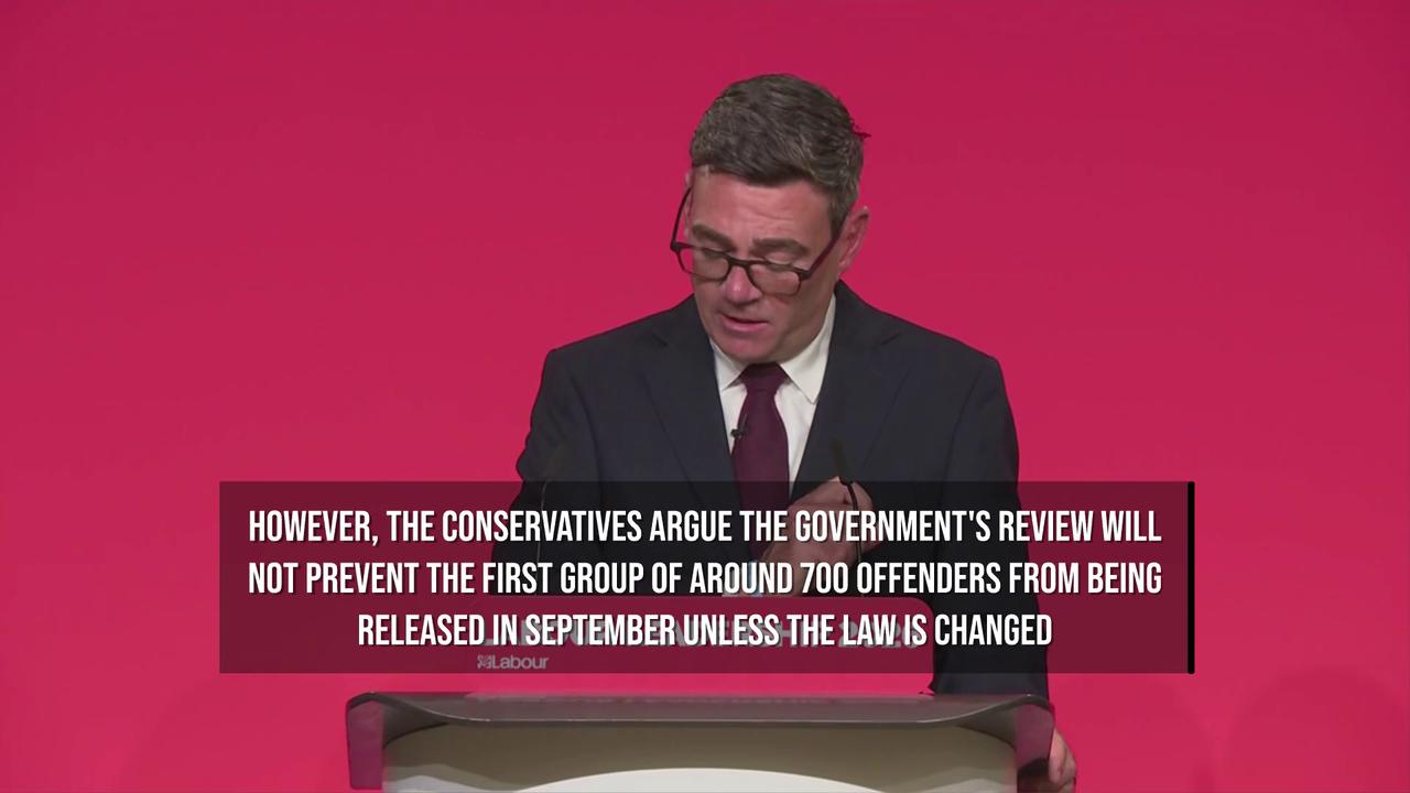 Video thumbnail for Badenoch Urges Emergency Law To Block Early Prison Releases.