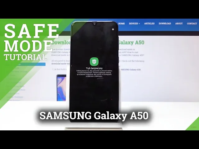 Video thumbnail for SAFE MODE SAMSUNG Galaxy A50 - How to Open & Quit Safe Mode