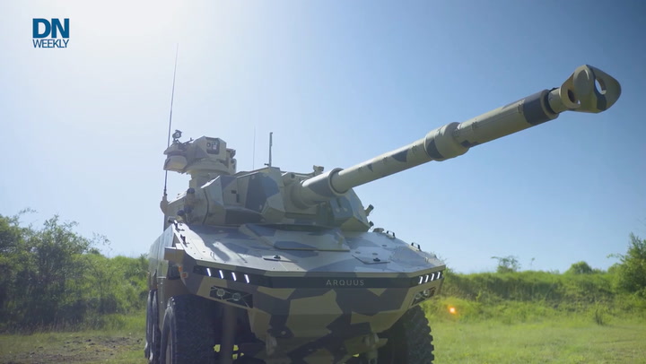 Video thumbnail for Meet the fast-moving fire support vehicle named after a mythical Norse wolf | Eurosatory 2026