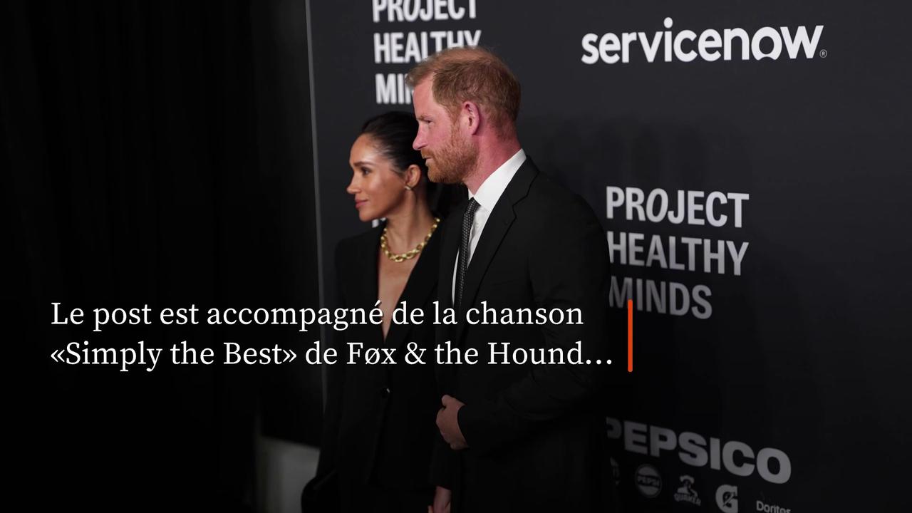 Video thumbnail for Meghan Markle fête les 42 ans du prince Harry.