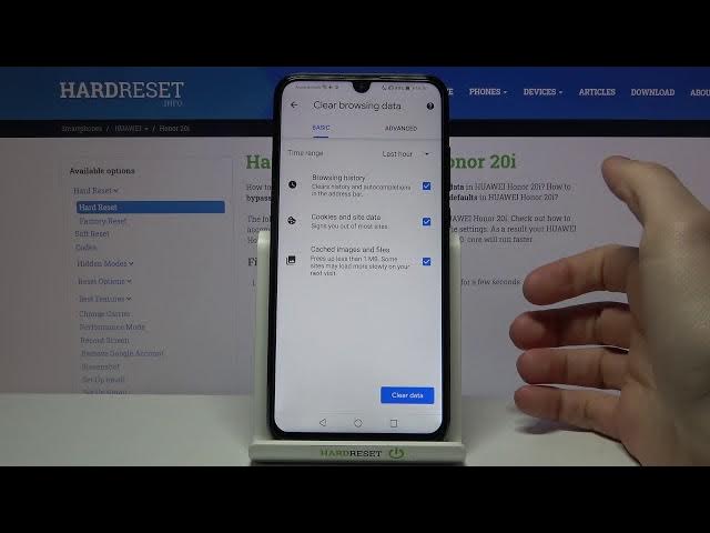 Video thumbnail for How to Clear Browsing Data in HONOR 20i – Delete Visited Webpages