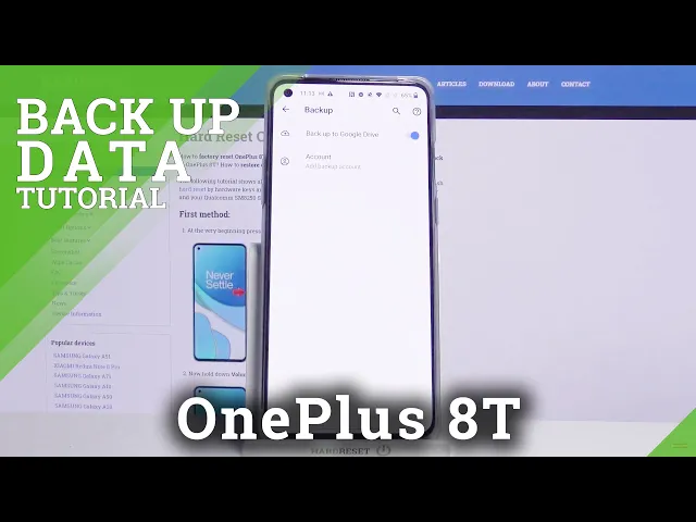 Video thumbnail for How to Enable Google Backup in OnePlus 8T – Activate Backup Option