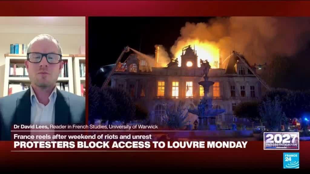 Video thumbnail for Le Pen 'trying to use these events to push her popularity', expert says
