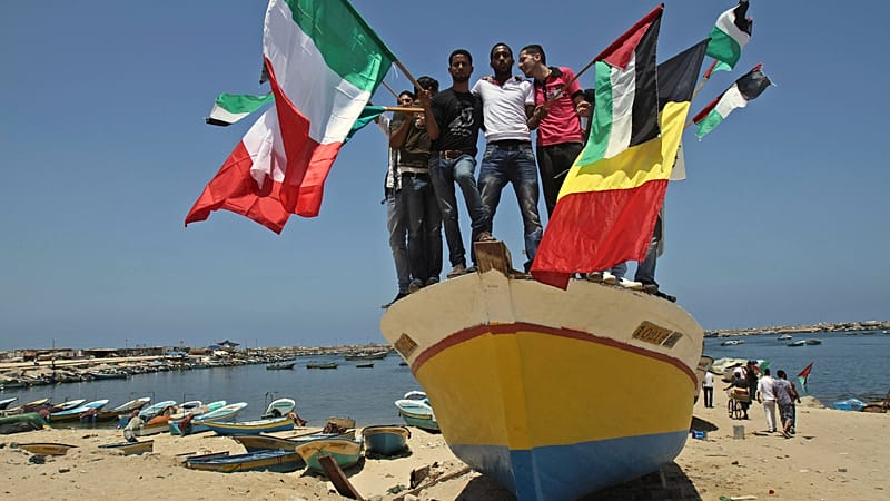 Video thumbnail for Hundreds of Tunisians demand release of jailed Gaza flotilla activists